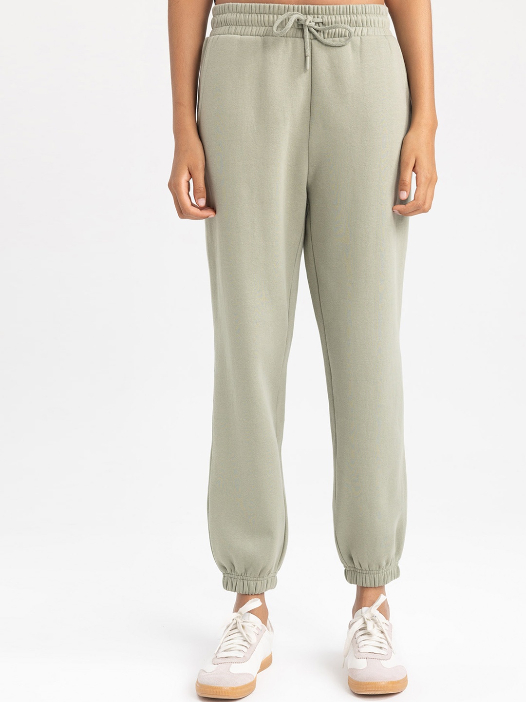

DeFacto Women Regular Fit Joggers, Sea green