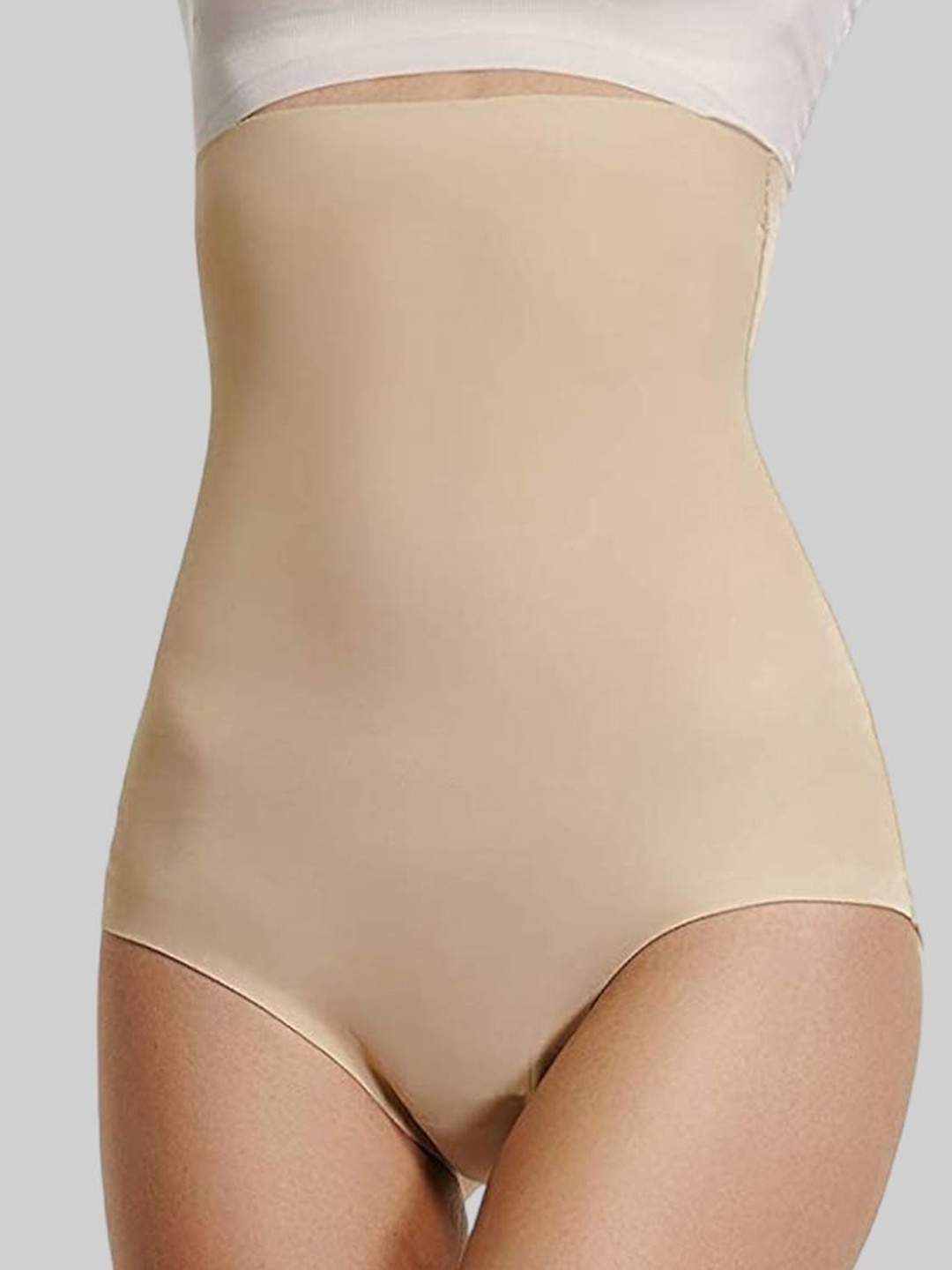 

PLUMBURY High Waist Tummy Control Seamless Shapewear, Beige