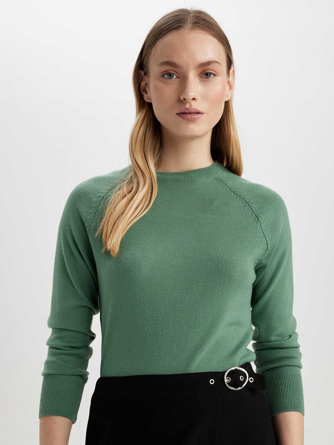 

DeFacto Long Sleeves Pullover, Green