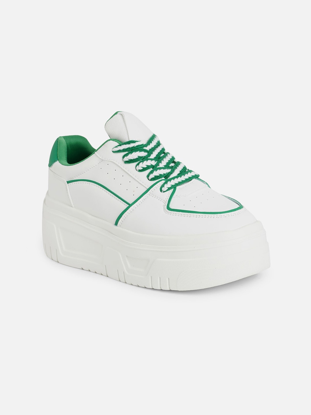 

Call It Spring Women Colourblocked Comfort Insole Basics Sneakers, White