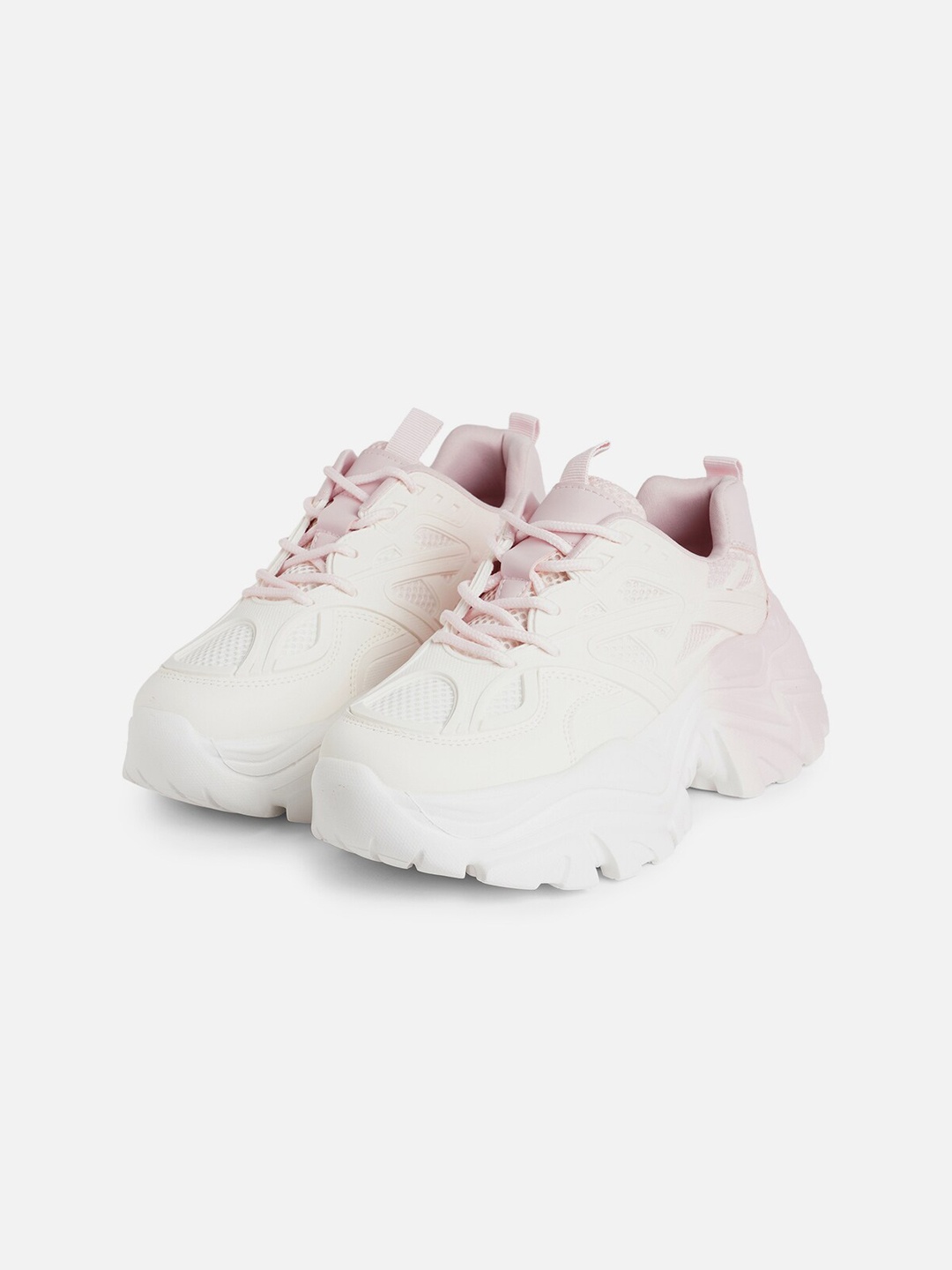 

Call It Spring Women Colourblocked Lace-Ups Sneakers, Pink