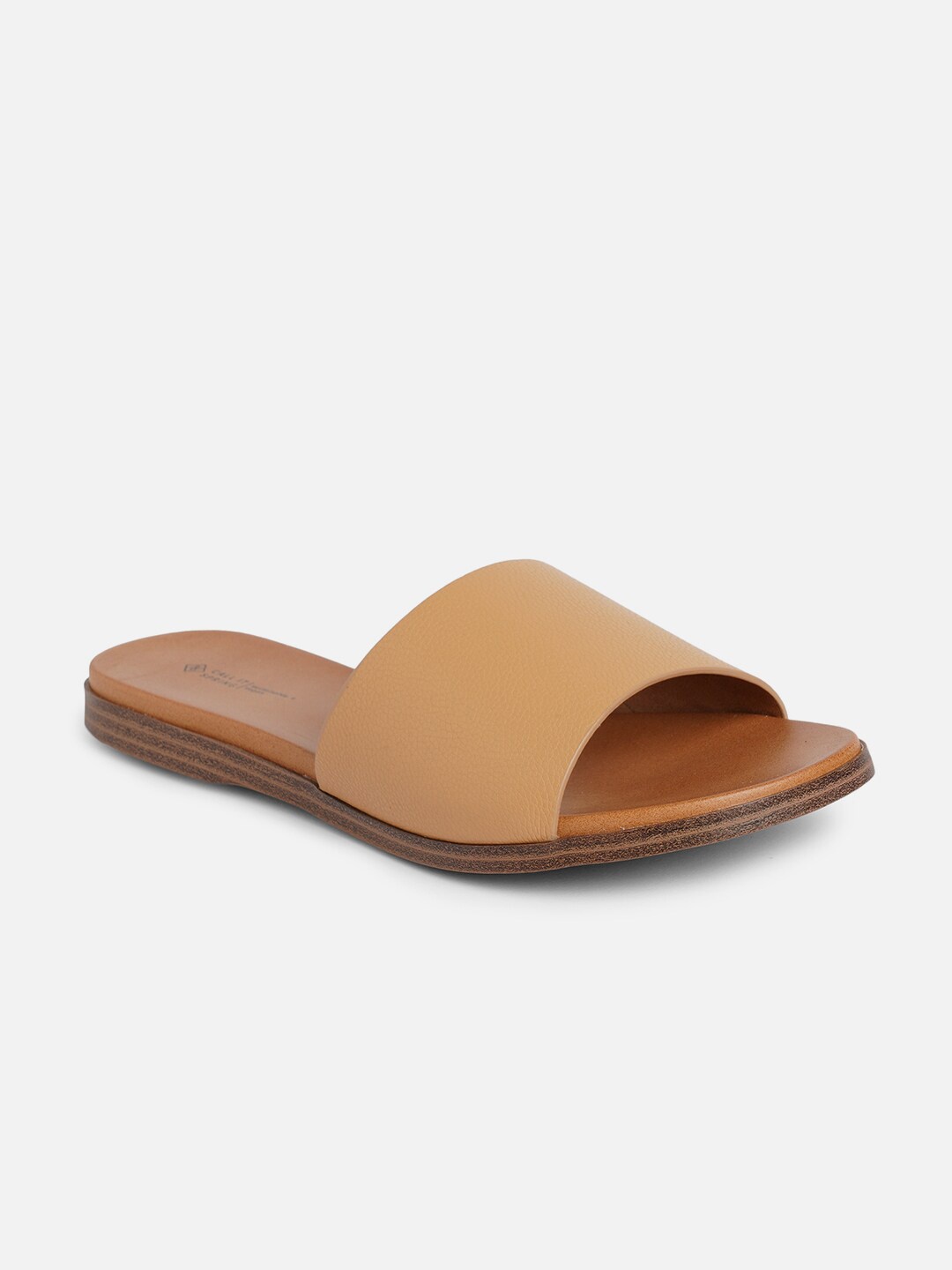 

Call It Spring Slip-On Open Toe Flats, Beige