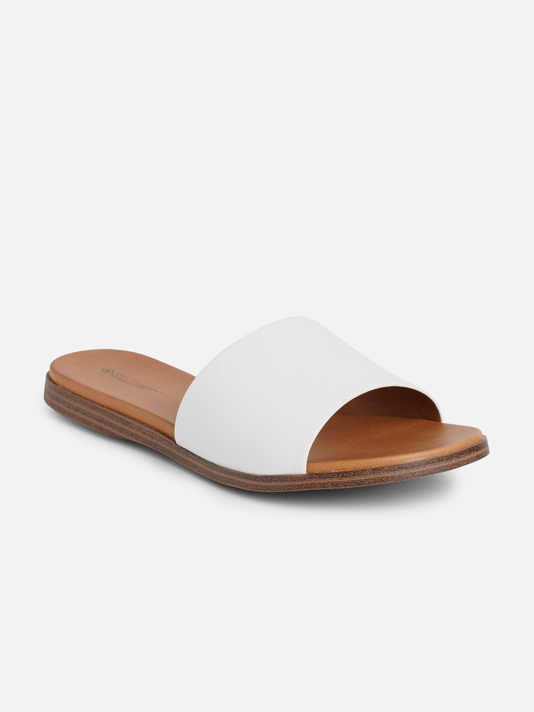 

Call It Spring Textured Open Toe Flats, White