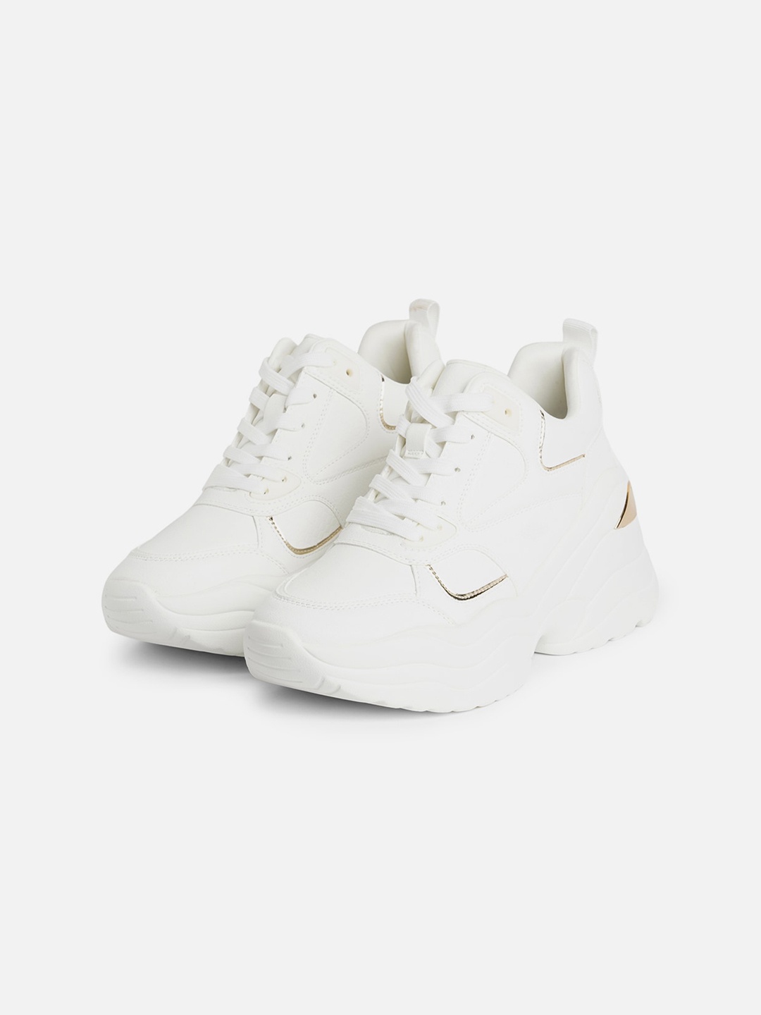 

Call It Spring Women Mid-Top Lace-Up Sneakers, White