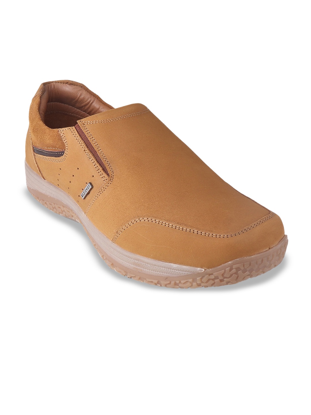 

Red Chief Men Leather Slip-On Sneakers, Brown