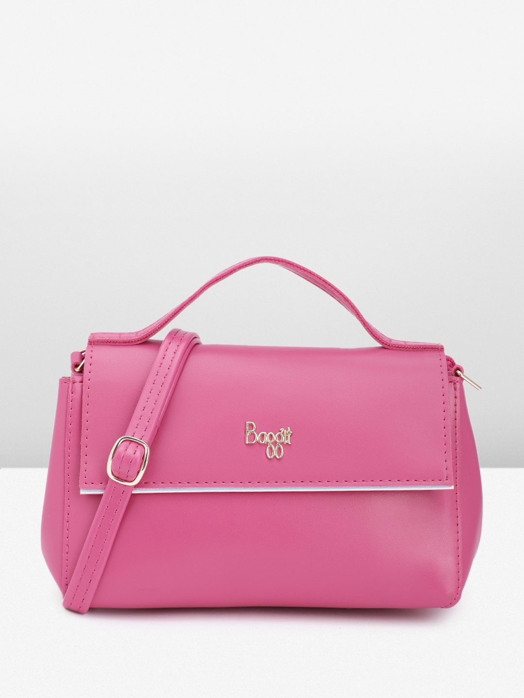 

Baggit Structured Satchel, Fuchsia