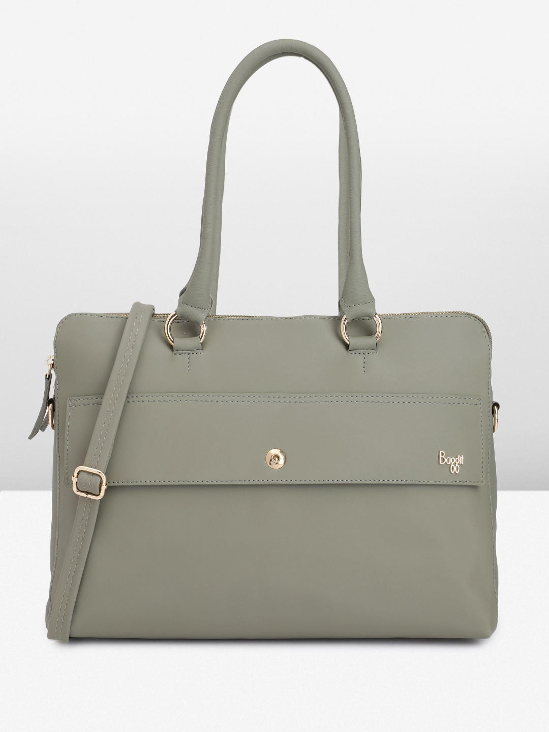 

Baggit Women Solid Shoulder Bag, Green