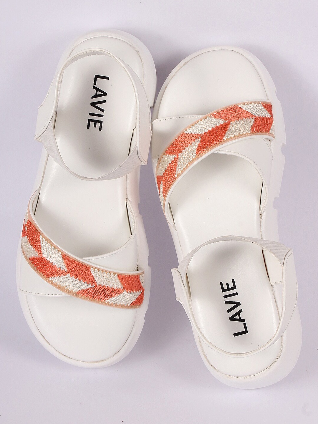 

Lavie Strap Open Flatform Heels, White