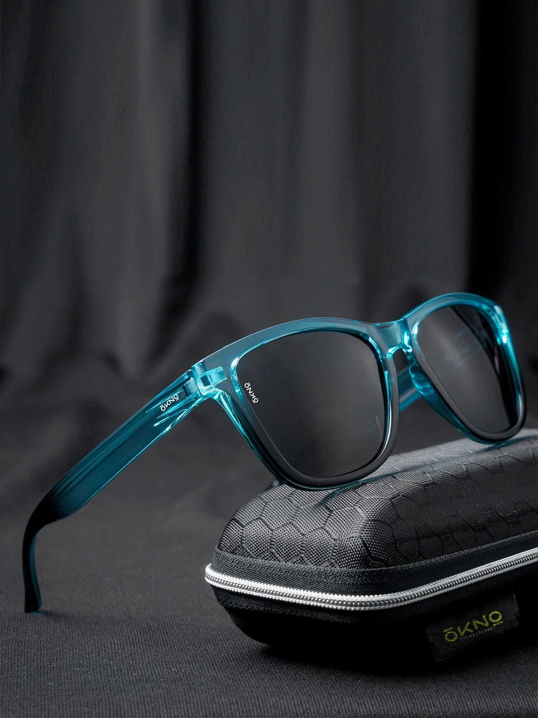 

OKNO Unisex Wayfarer Sunglasses with Polarised Lens OKCVisionSC1EL1107, Black
