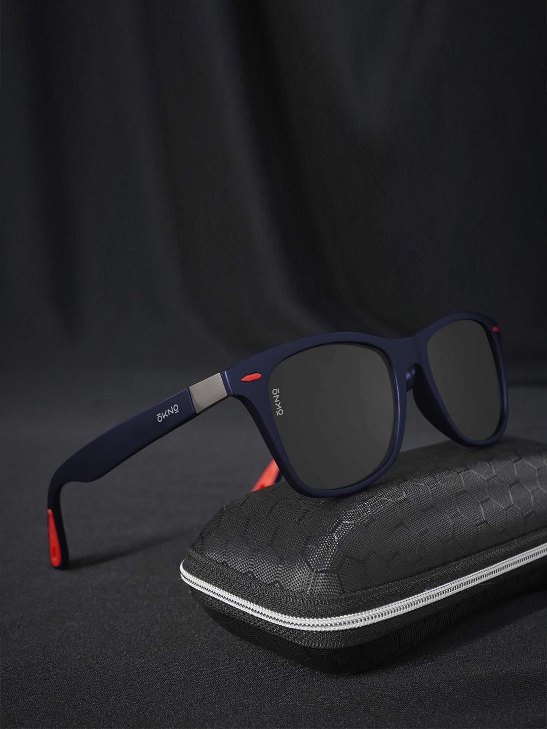 

OKNO Unisex Wayfarer Sunglasses with Polarised Lens OKCSpideySC1EL1064, Black