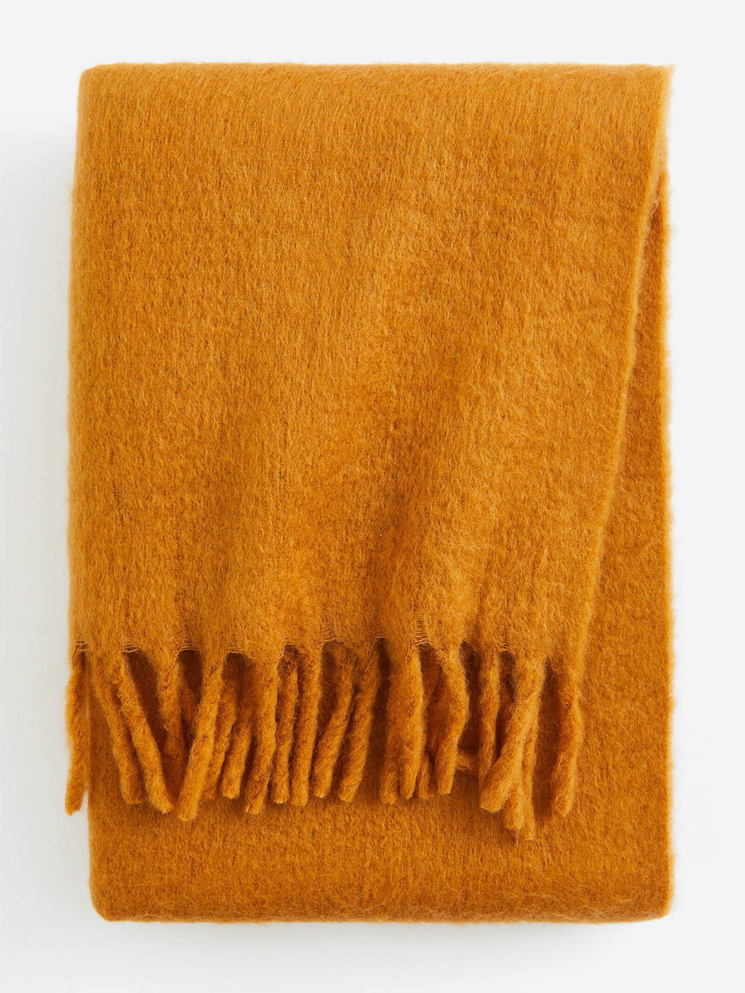 

H&M Yellow Wool-Blend Blanket