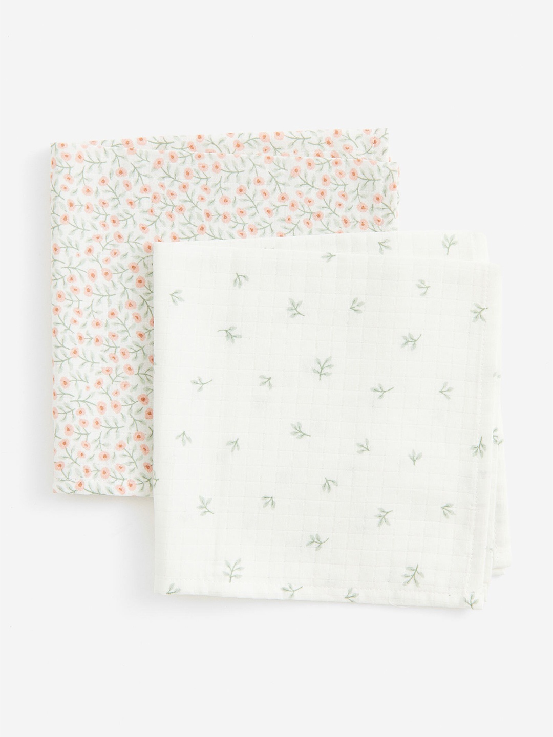 

H&M White 2 Pack Muslin Cloths