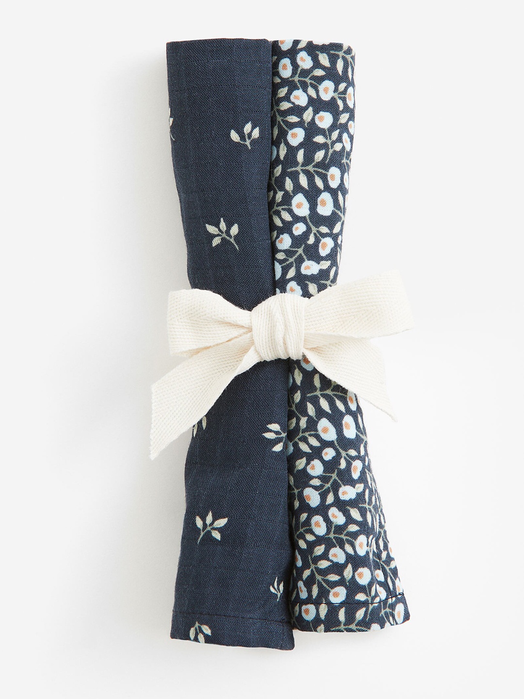 

H&M Blue 2 Pack Muslin Cloths