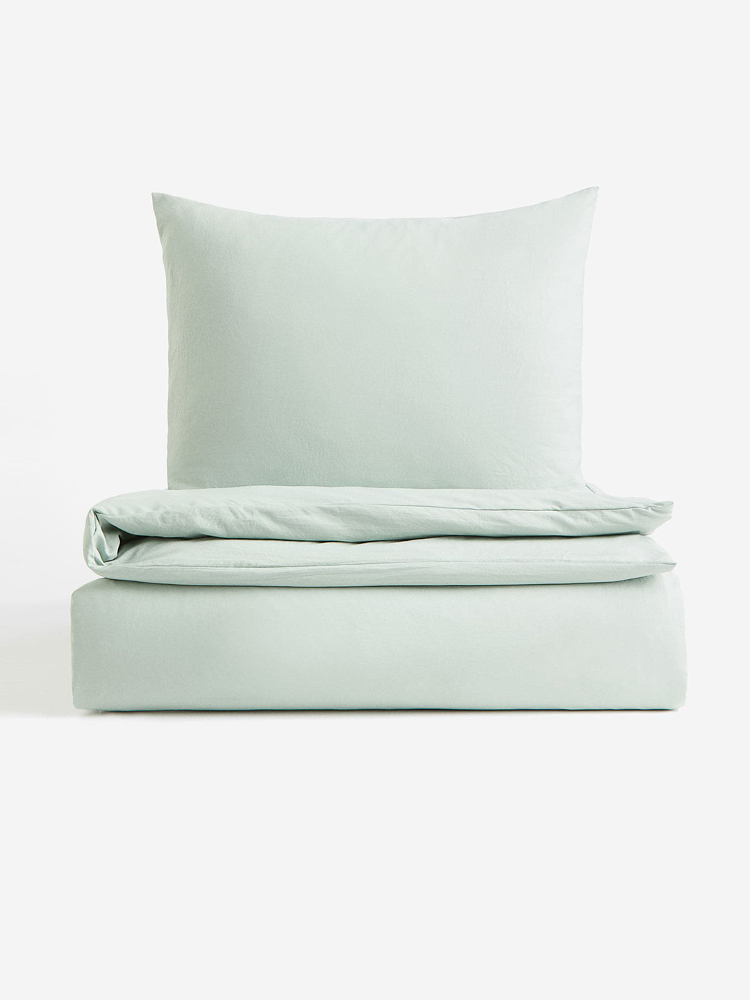

H&M Green Single Duvet Cover Set