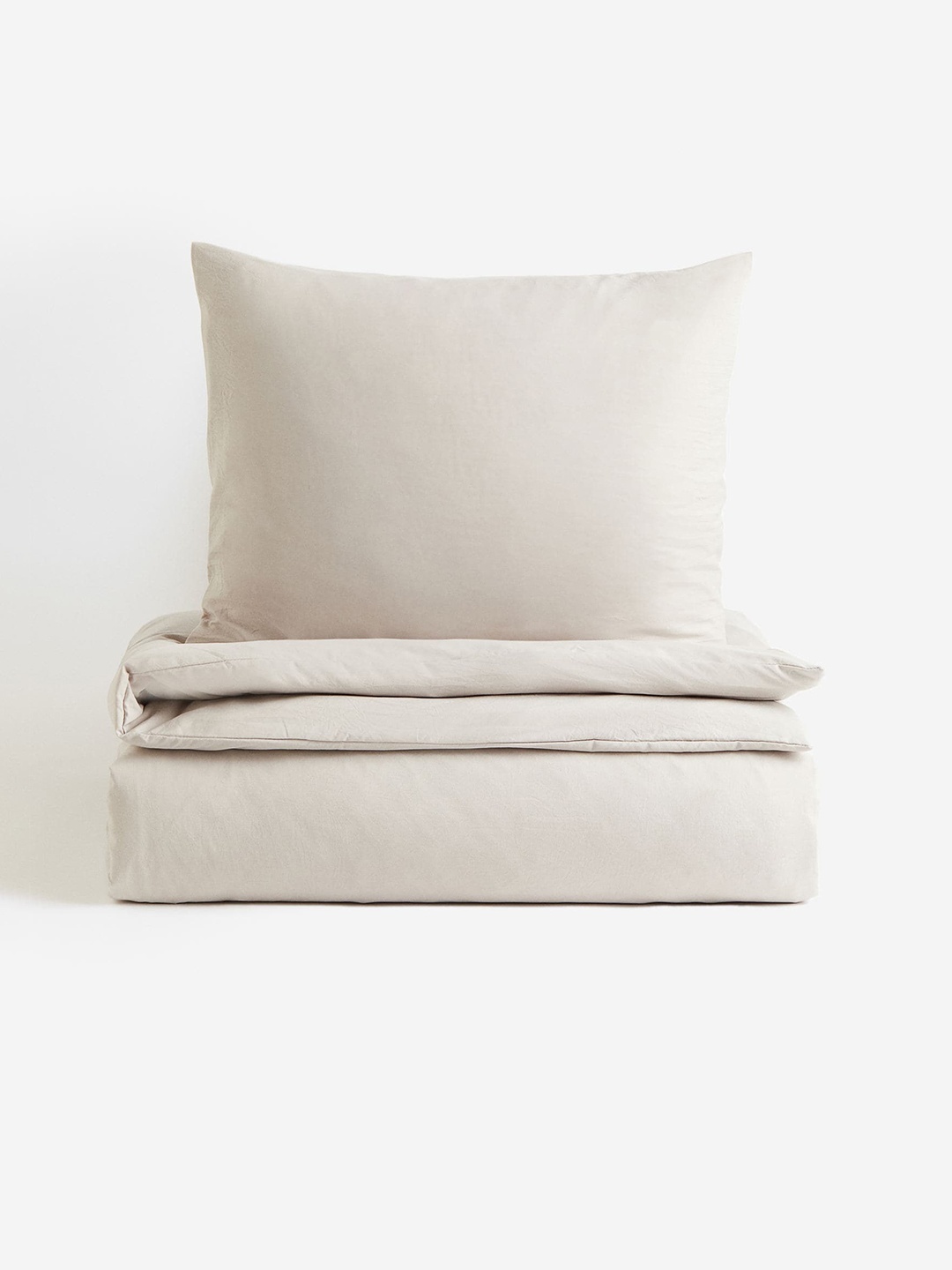 

H&M Beige Single Duvet Cover Set