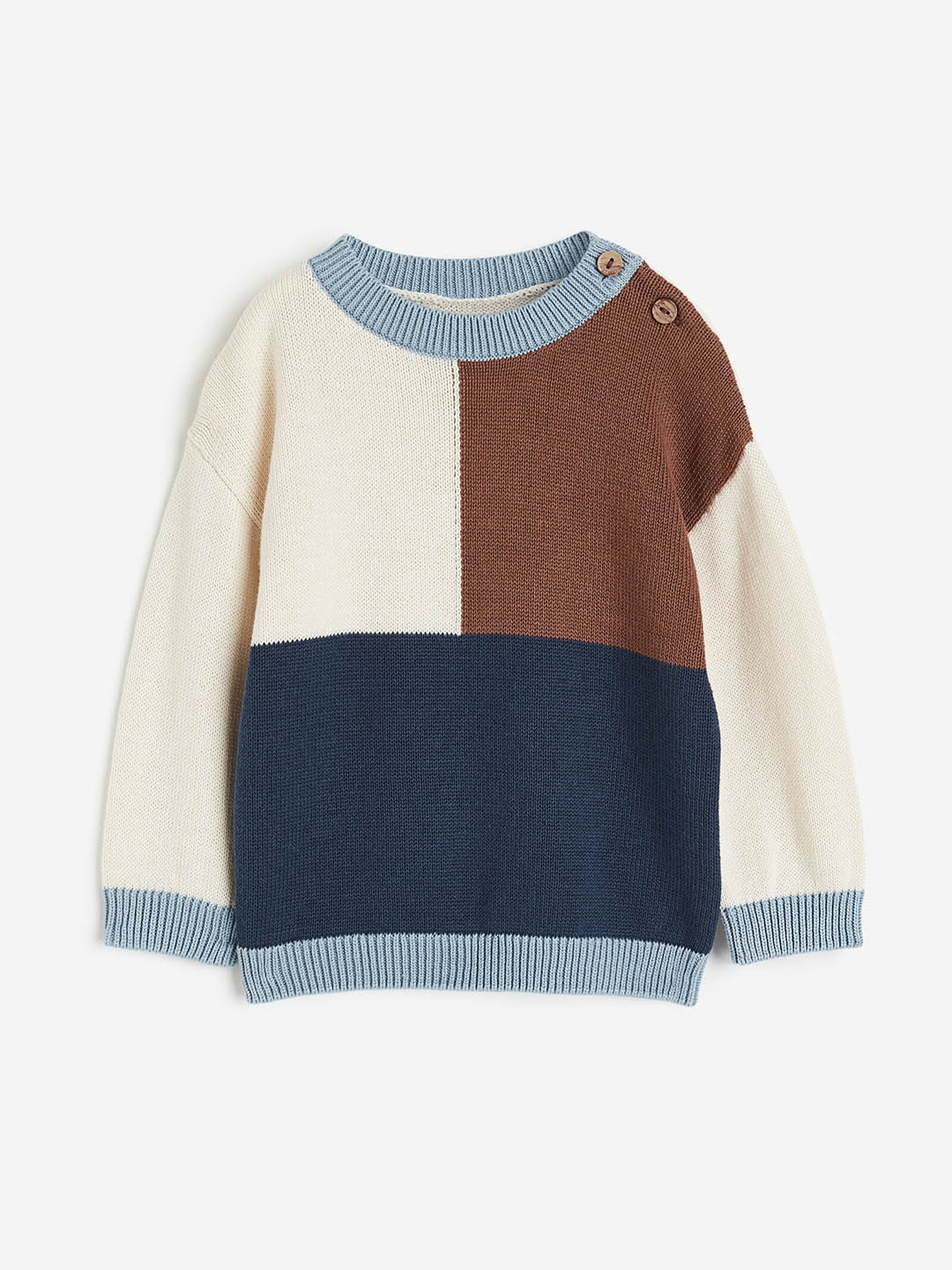 

H&M Boys Cotton Jumper, Blue