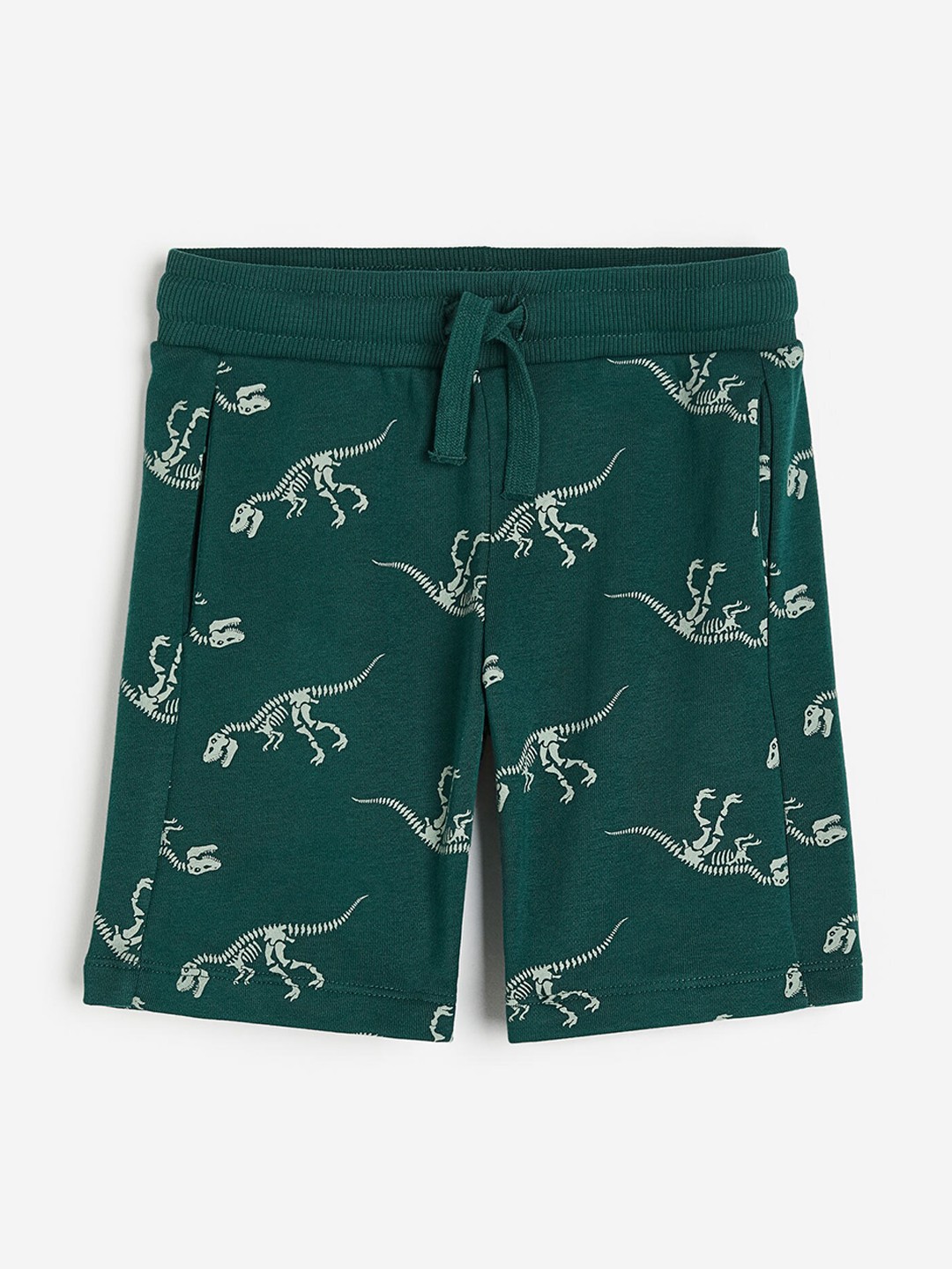 

H&M Boys Patterned Sweatshorts, Green