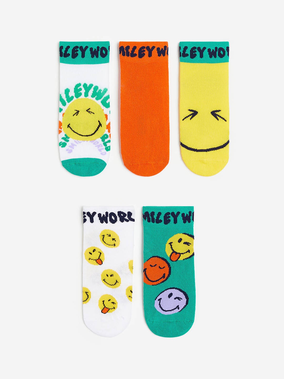 

H&M Boys 5-Pack Socks, Green