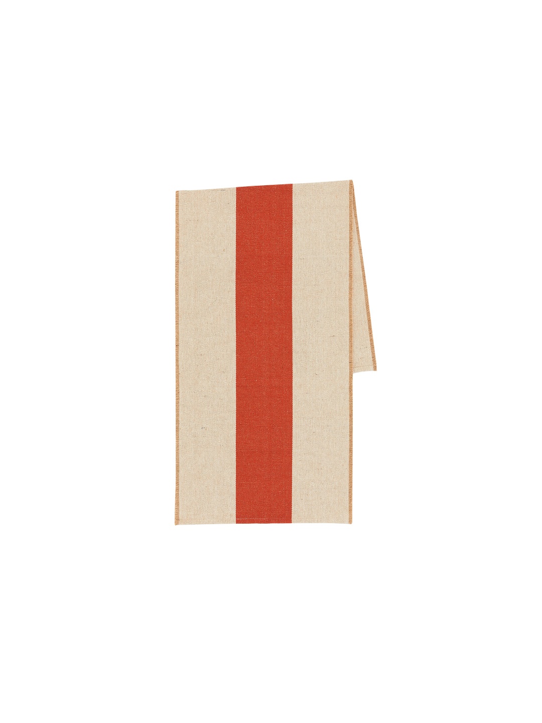 

H&M Orange & Beige Jute-Blend Table Runner