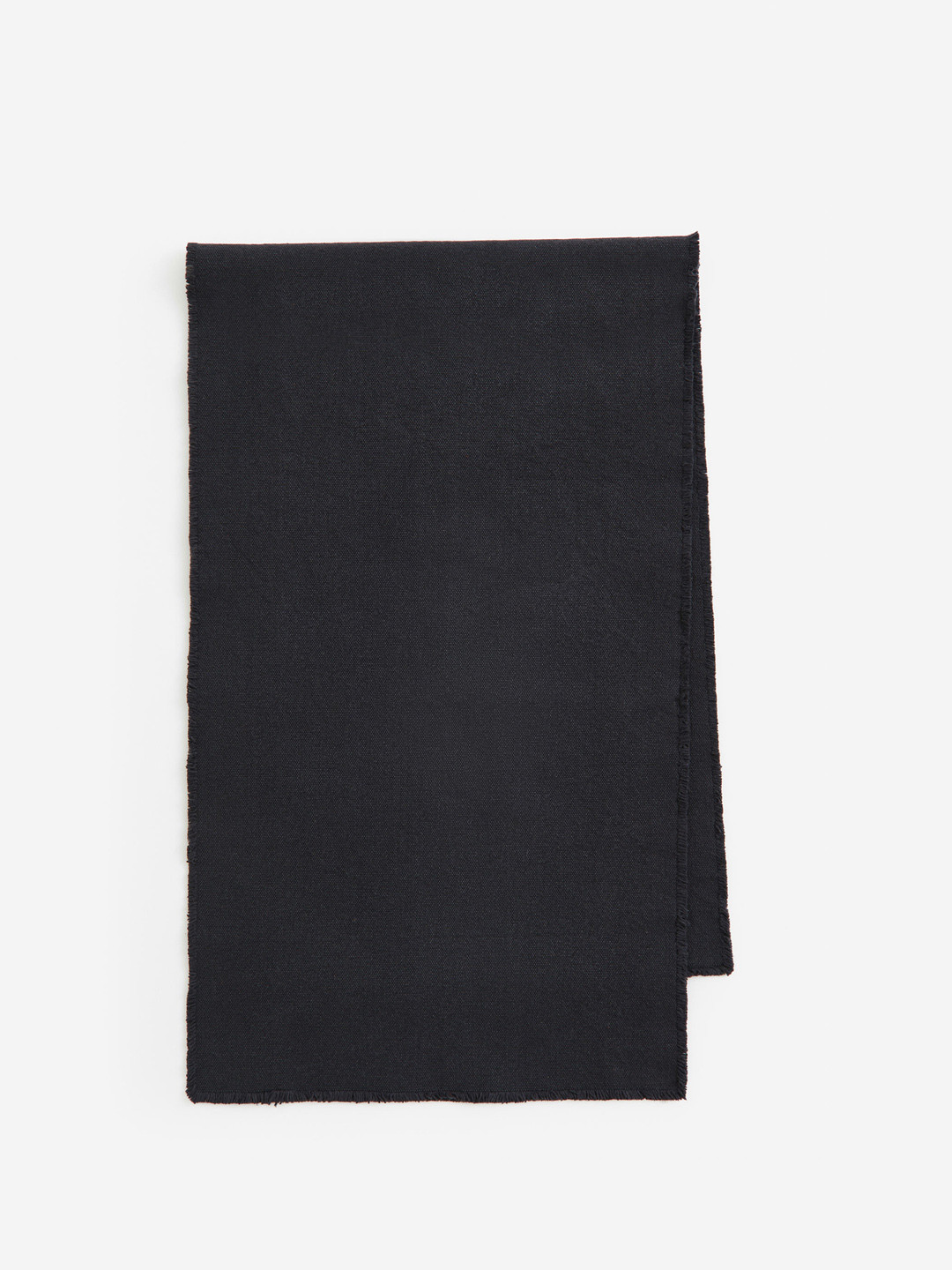 

H&M Grey Pure Cotton Canvas Table Runner, Black