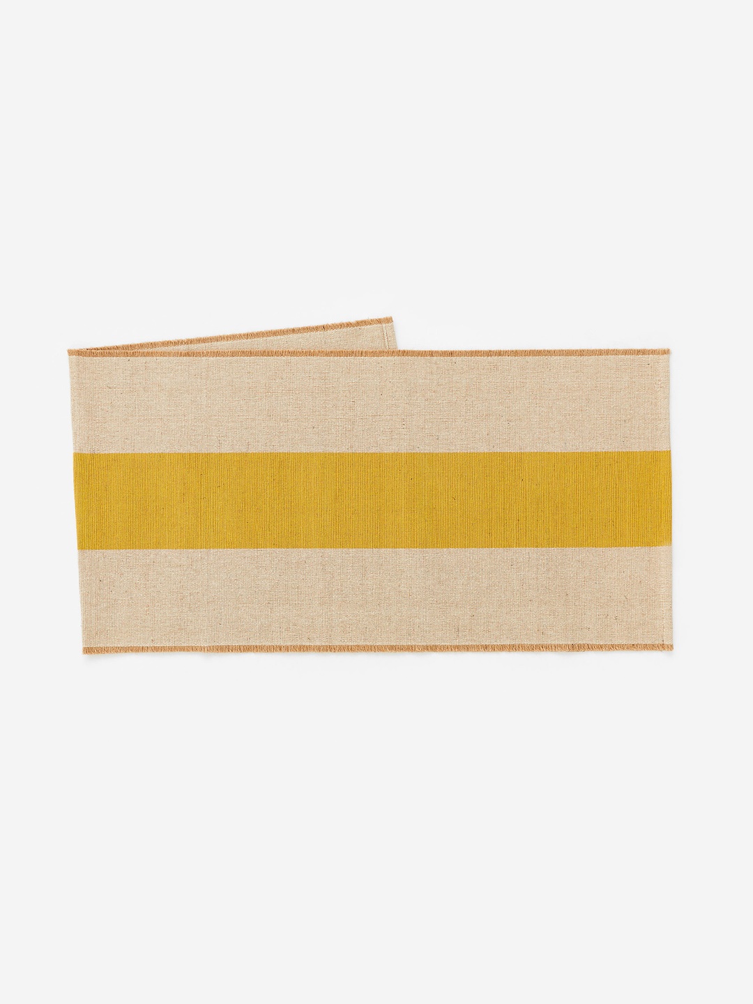 

H&M Beige & Yellow Jute-Blend Table Runner