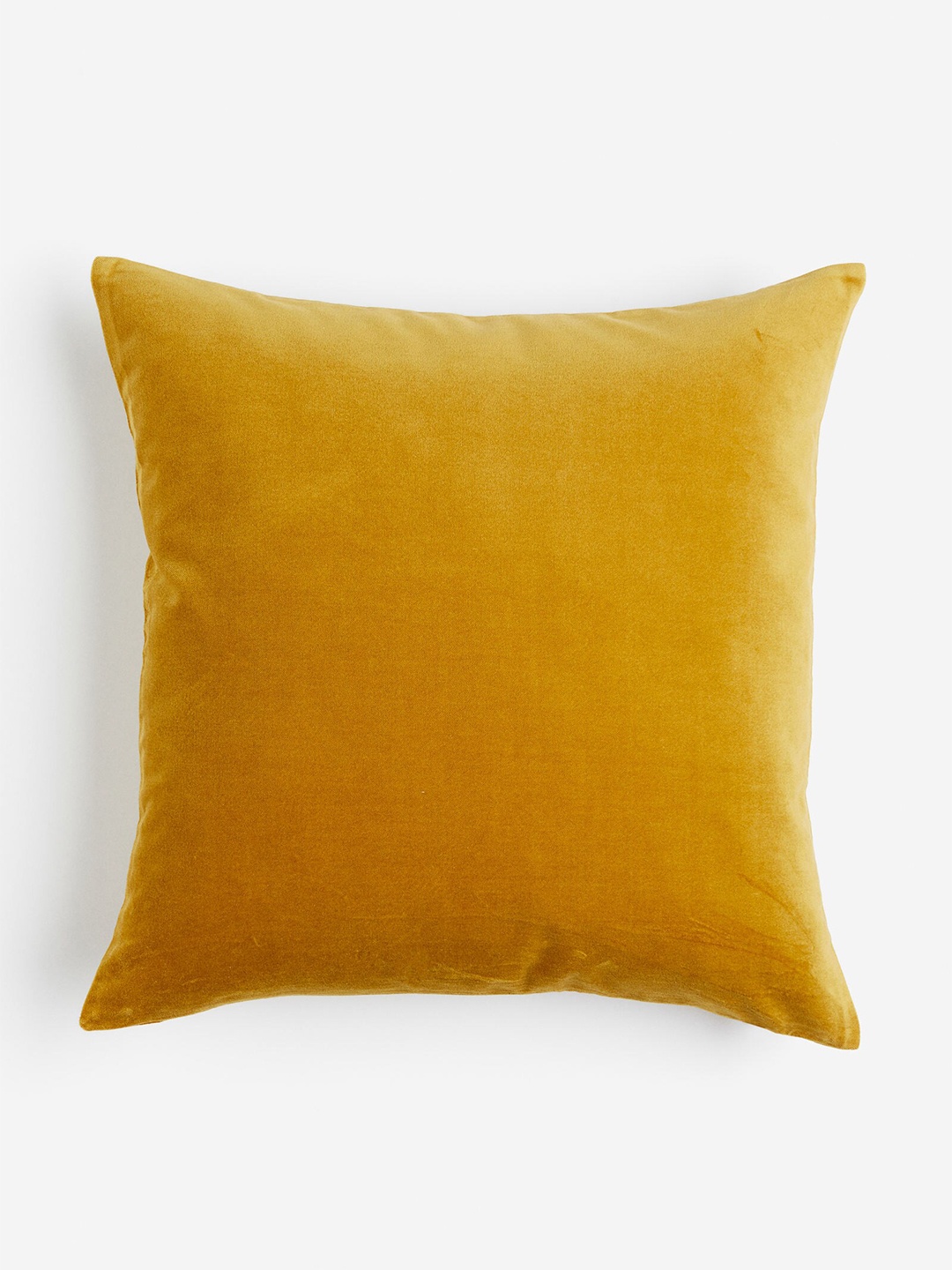 

H&M Yellow Cotton Velvet Cushion Cover