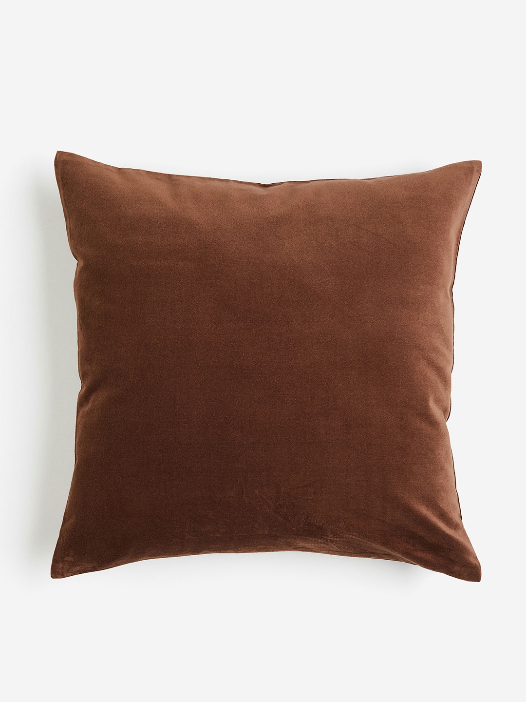 

H&M Brown Cotton Velvet Cushion Cover