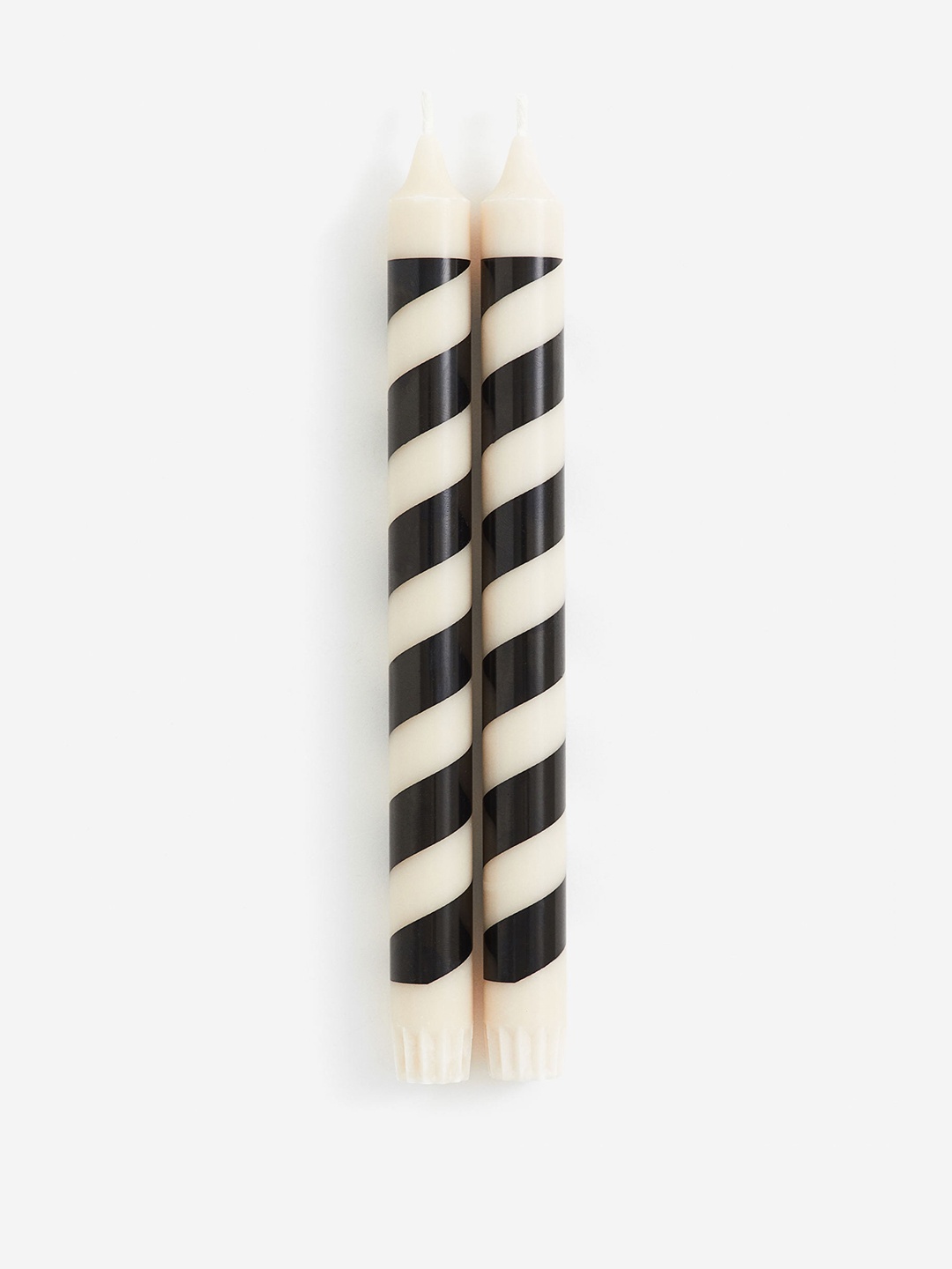 

H&M Black 2 Pack Candy Cane Candles