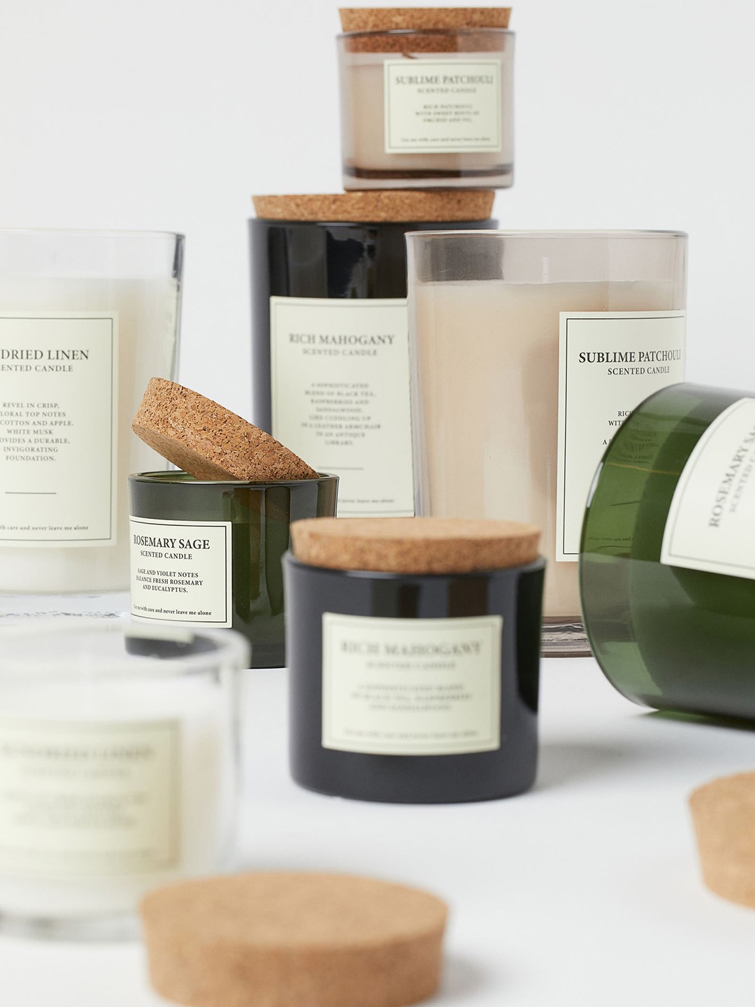 

H&M Black Large Cork Lid Scented Candle