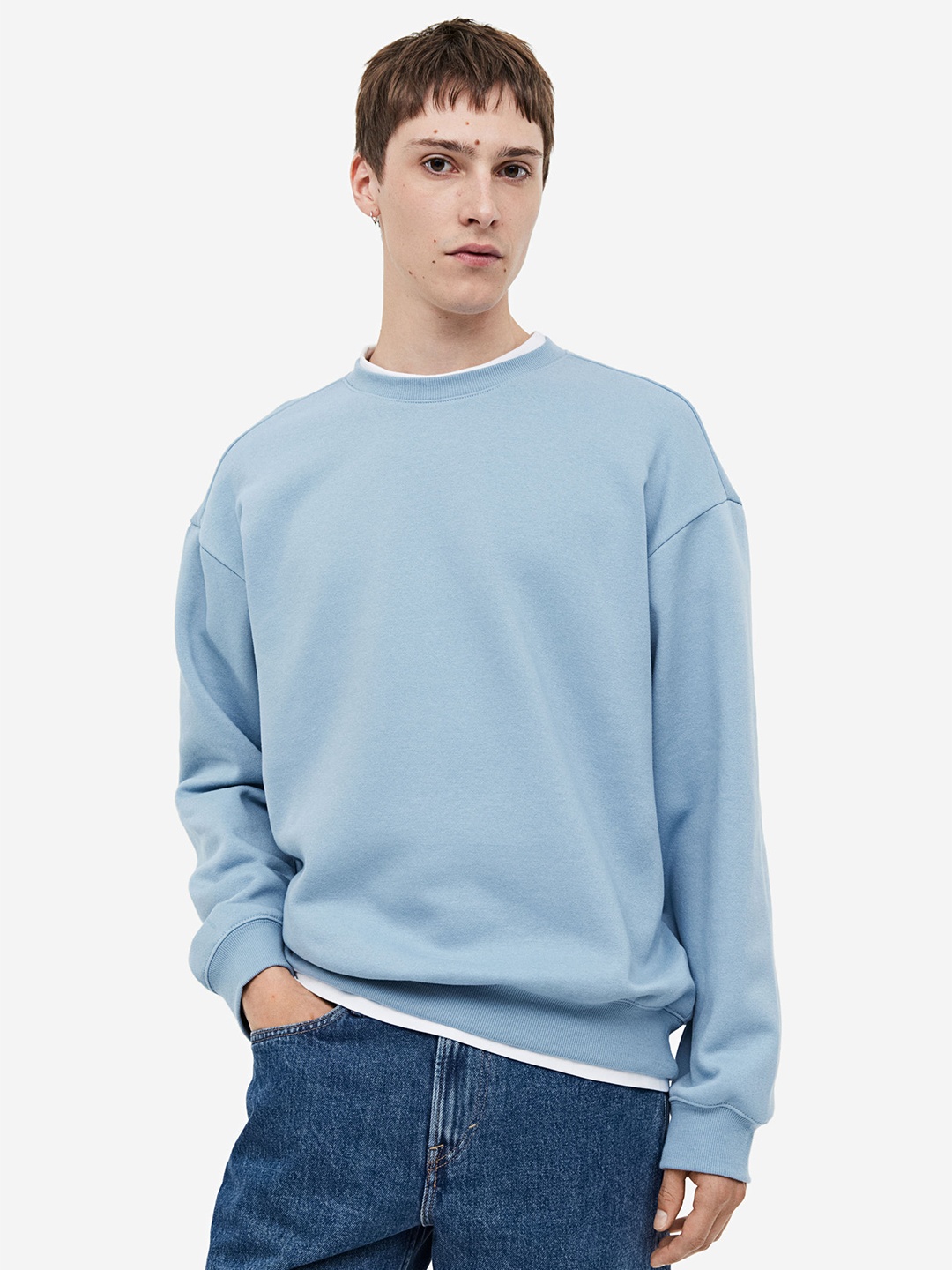 

H&M Relaxed Fit Sweatshirts, Blue