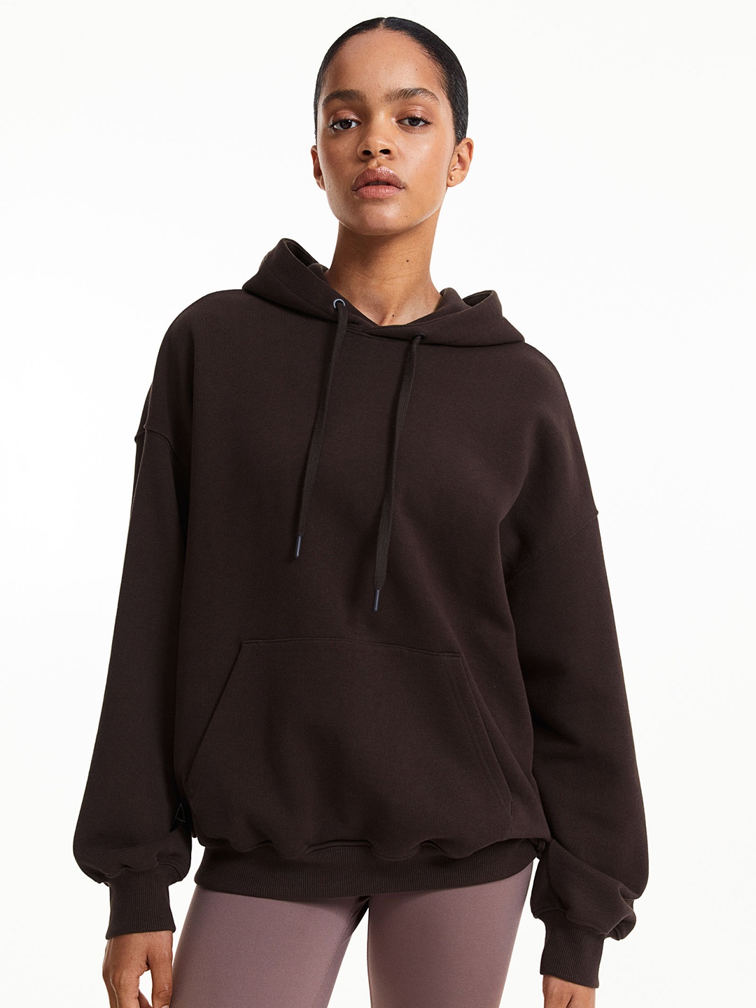 

H&M DryMove Sports Hoodie, Brown