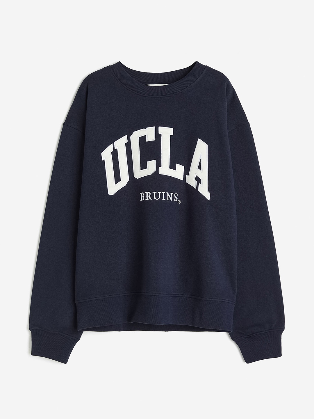 

H&M Motif Detail Sweatshirt, Blue