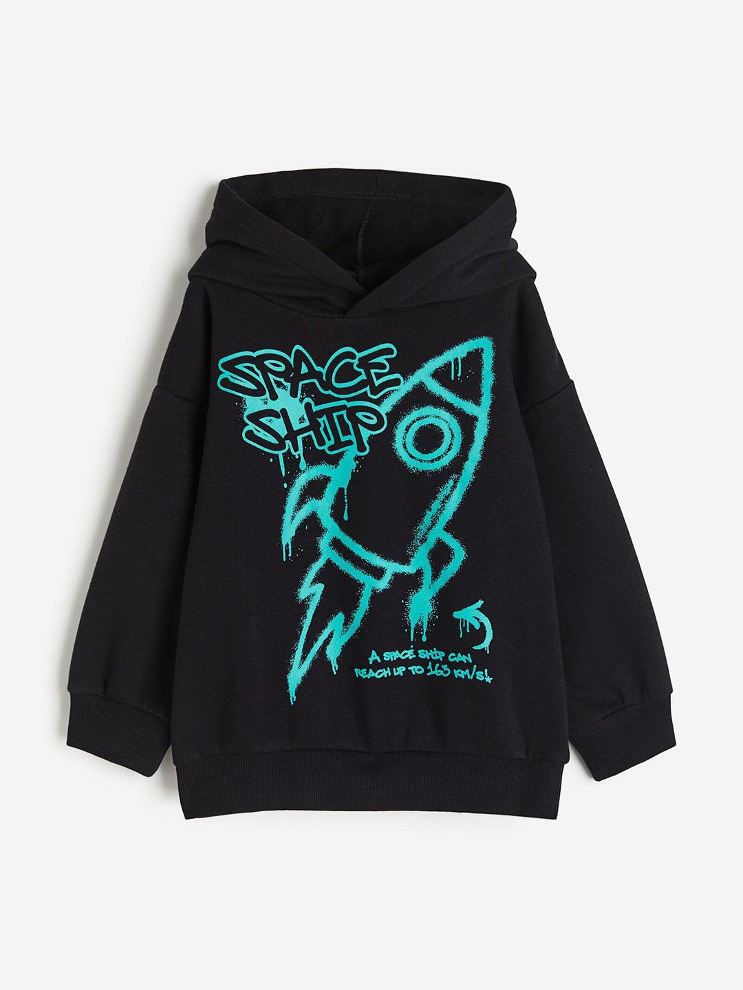 

H&M Infant Boys Printed Hoodie, Black