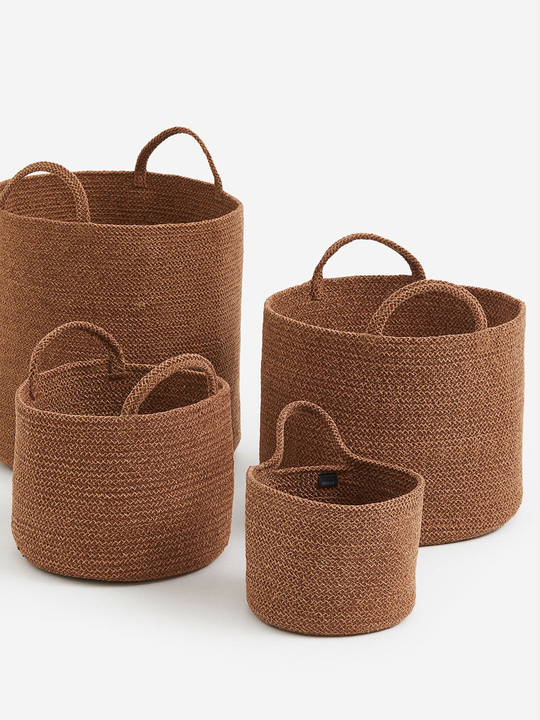 

H&M Brown Cotton Storage Basket