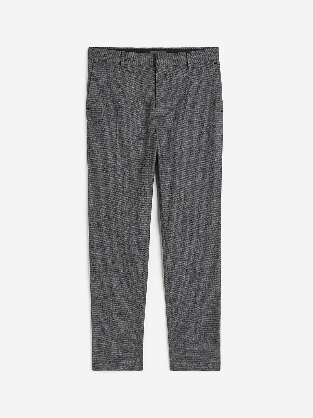 

H&M Men Slim Fit Trousers, Grey