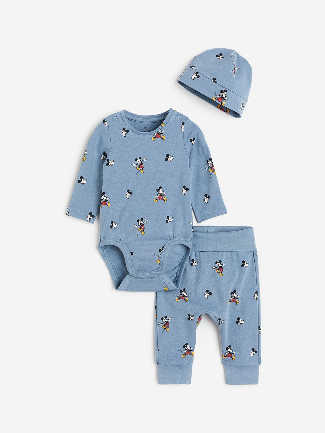 

H&M Girls 3-Piece Jersey Set, Blue