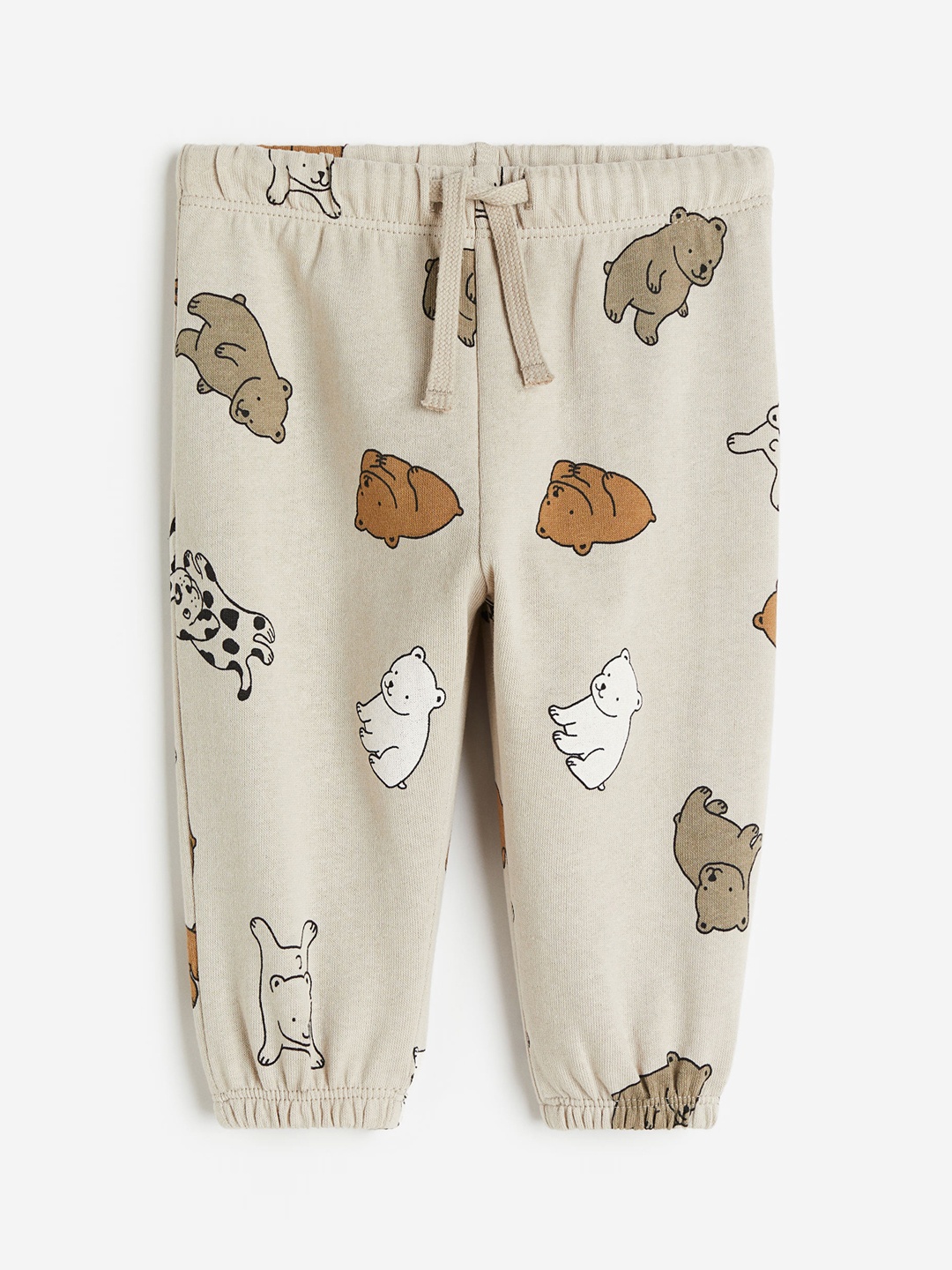 

H&M Kids Cotton Joggers, Beige