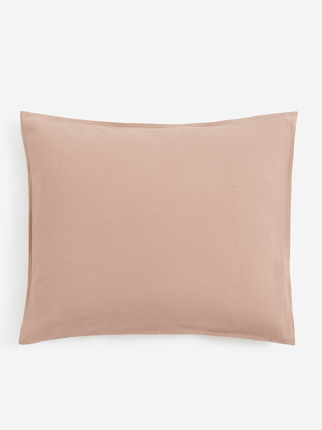 

H&M Beige Washed Linen-Blend Pillowcase