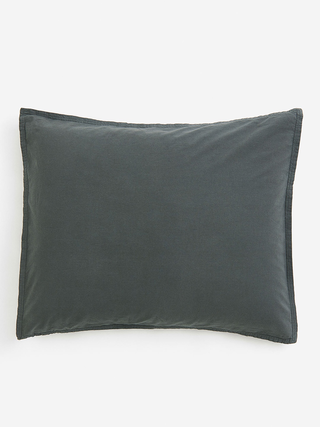 

H&M Grey Cotton Pillowcase