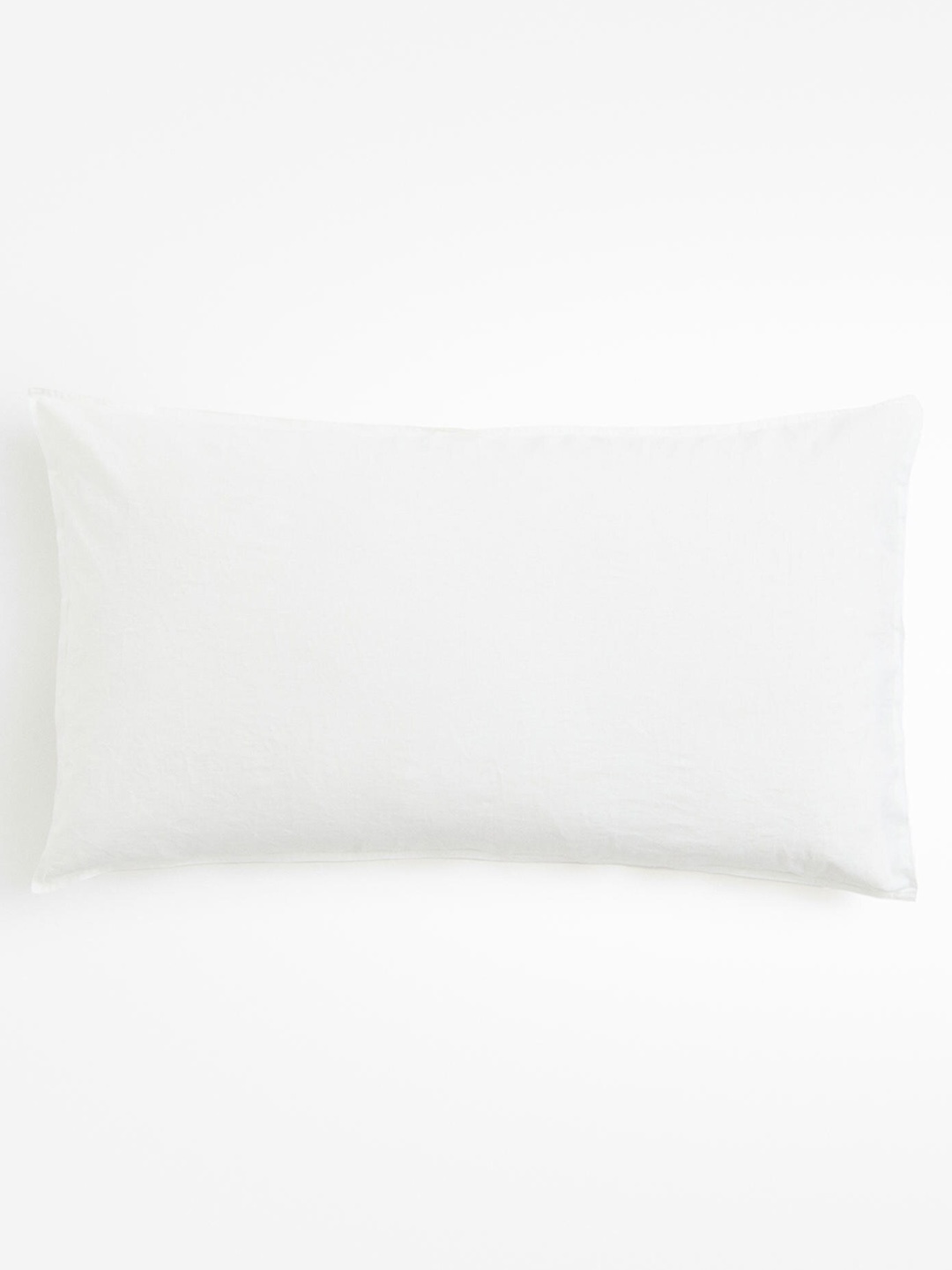 

H&M White Washed Linen Blend Pillowcase