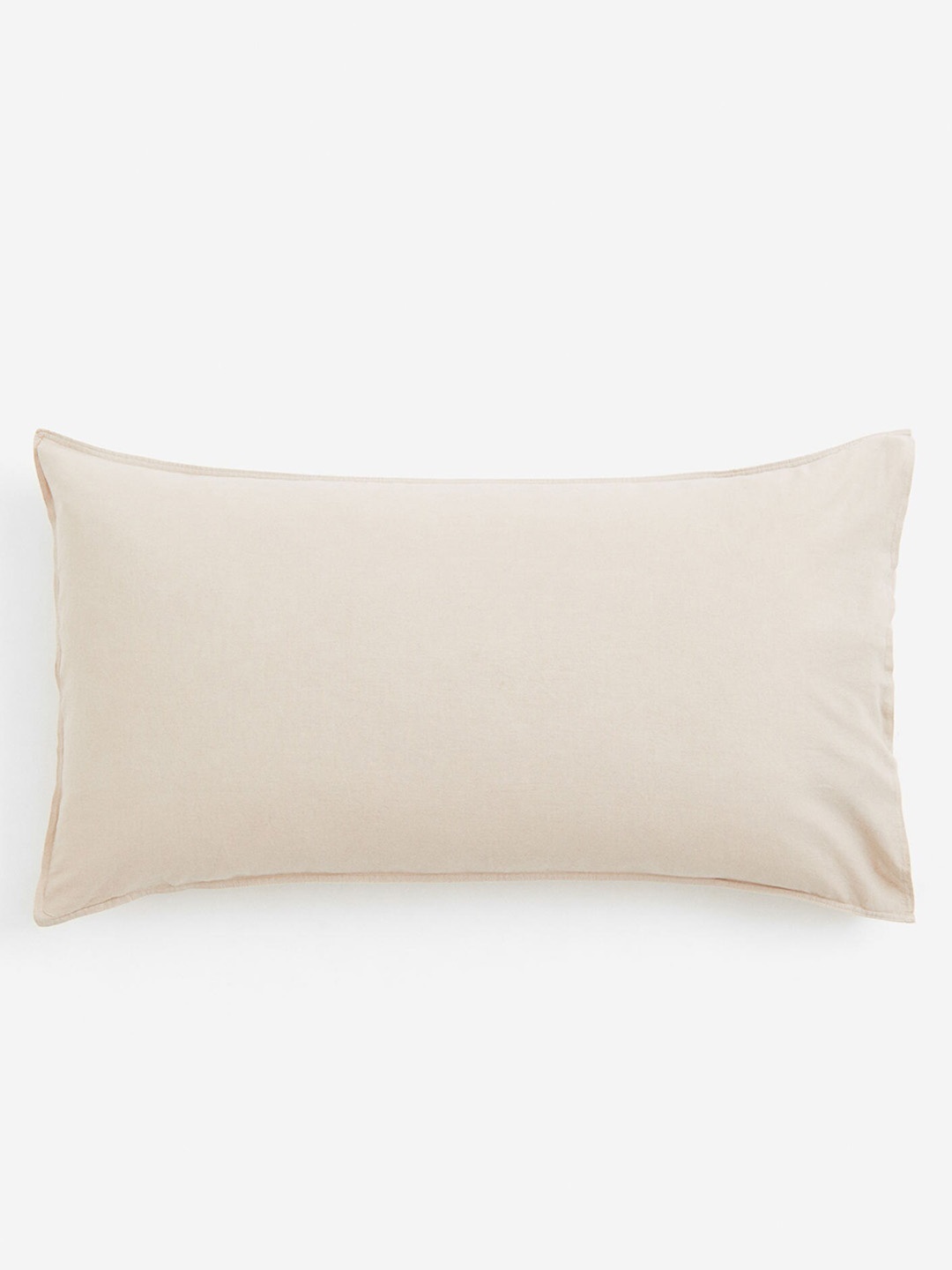 

H&M Beige Washed Linen-Blend Pillowcase