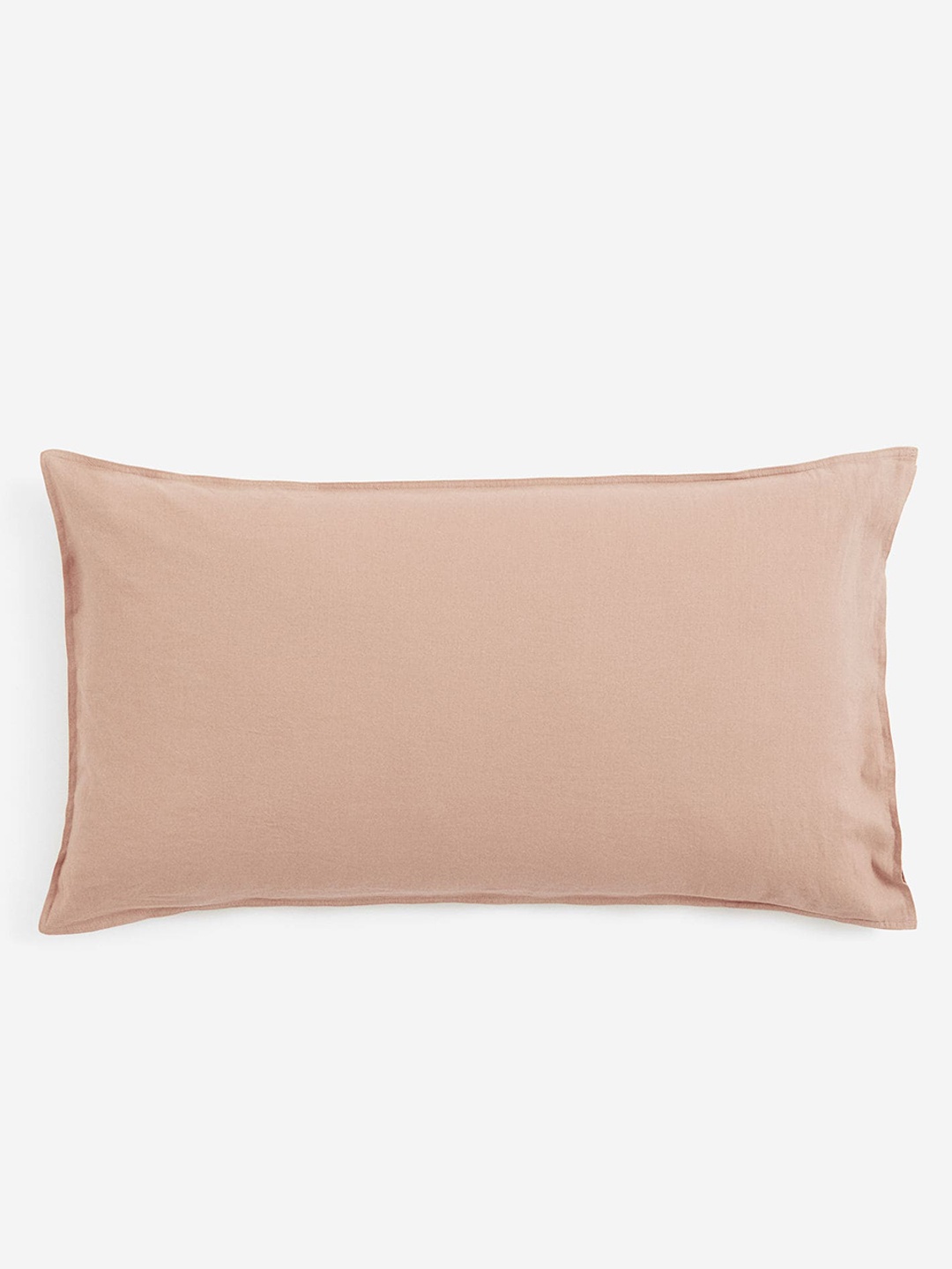 

H&M Beige Washed Linen-Blend Pillowcase