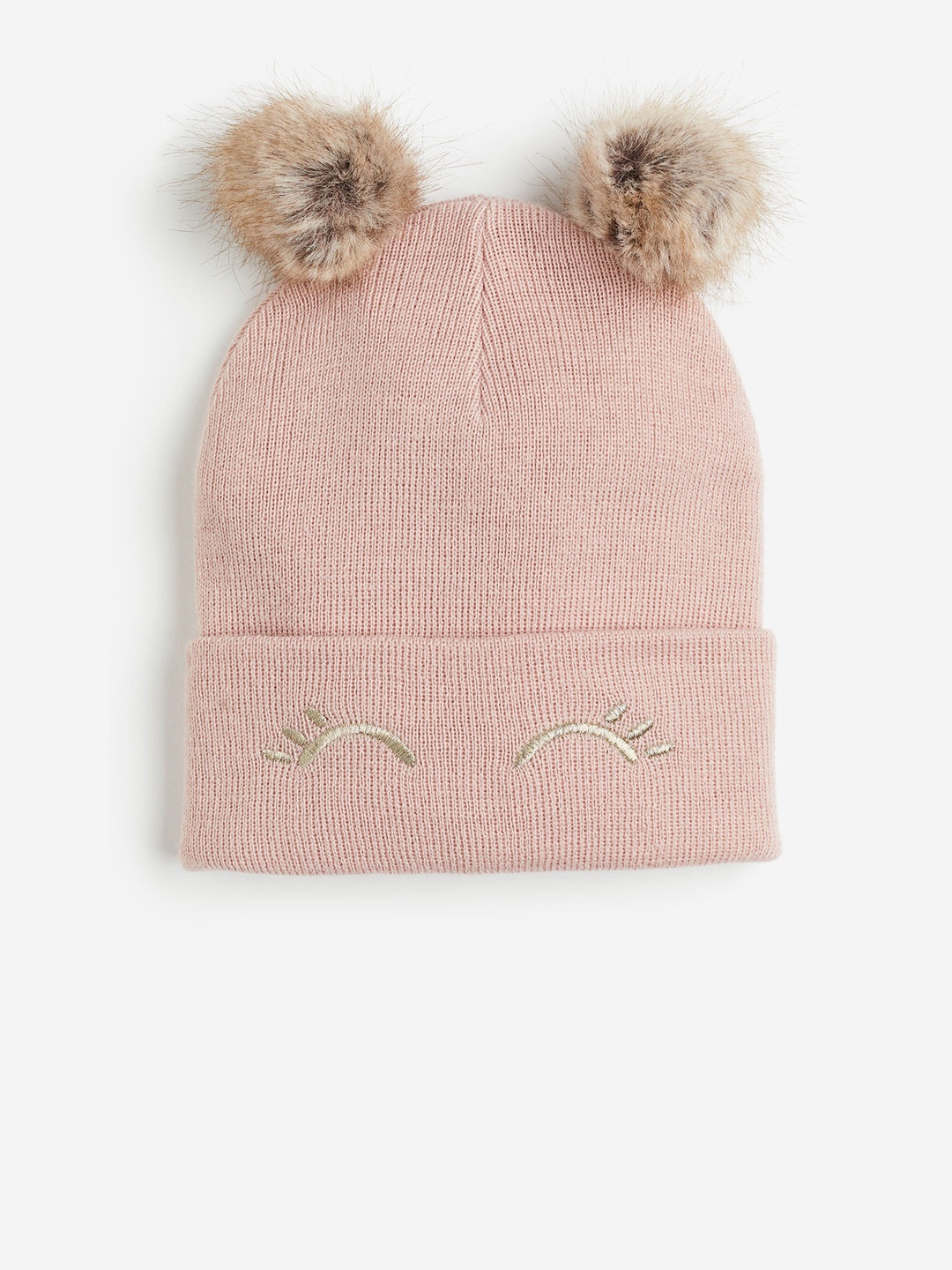 

H&M Girls Pompom Hat, Pink