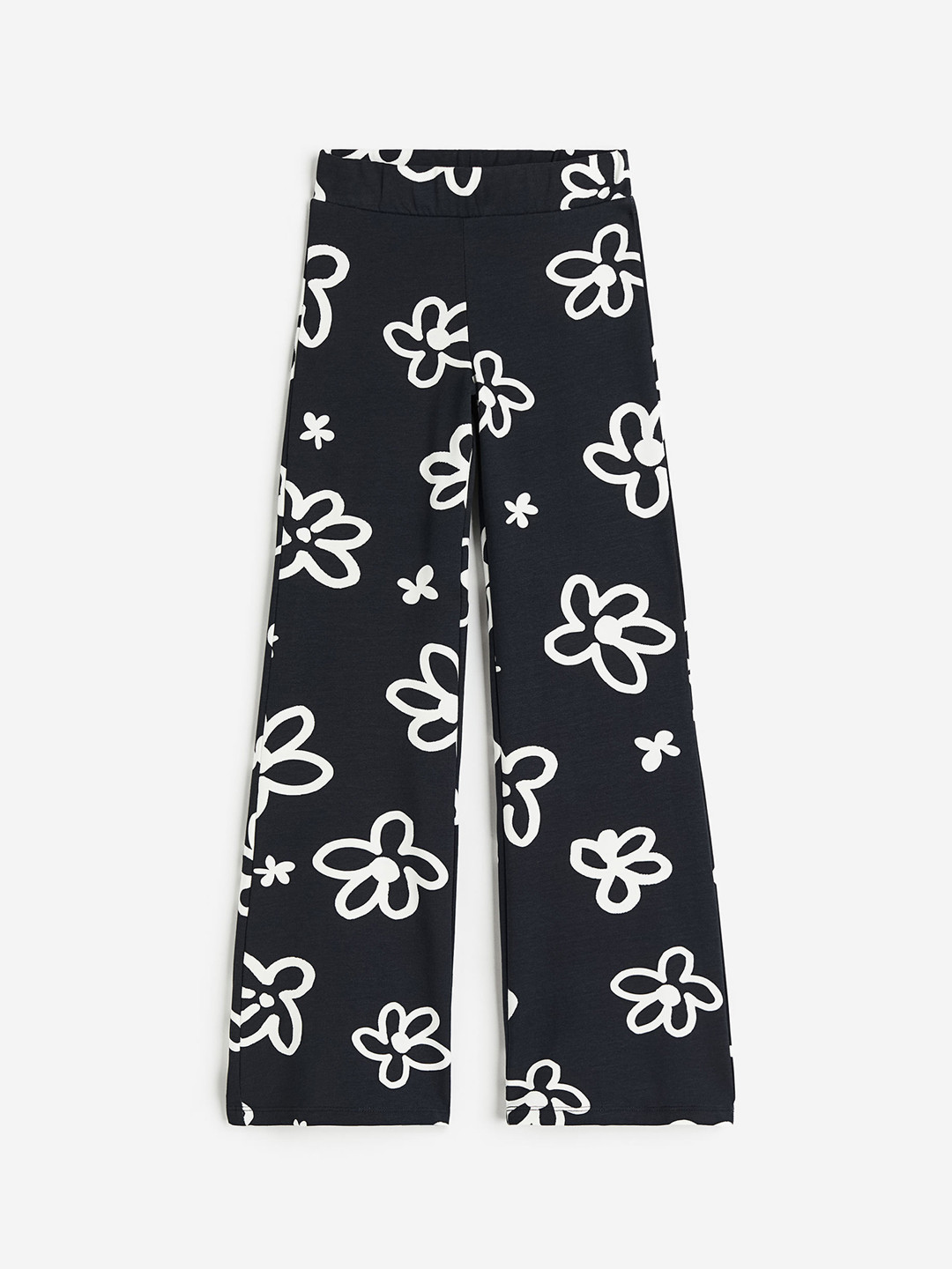 

H&M Girls Flared Leggings, Black