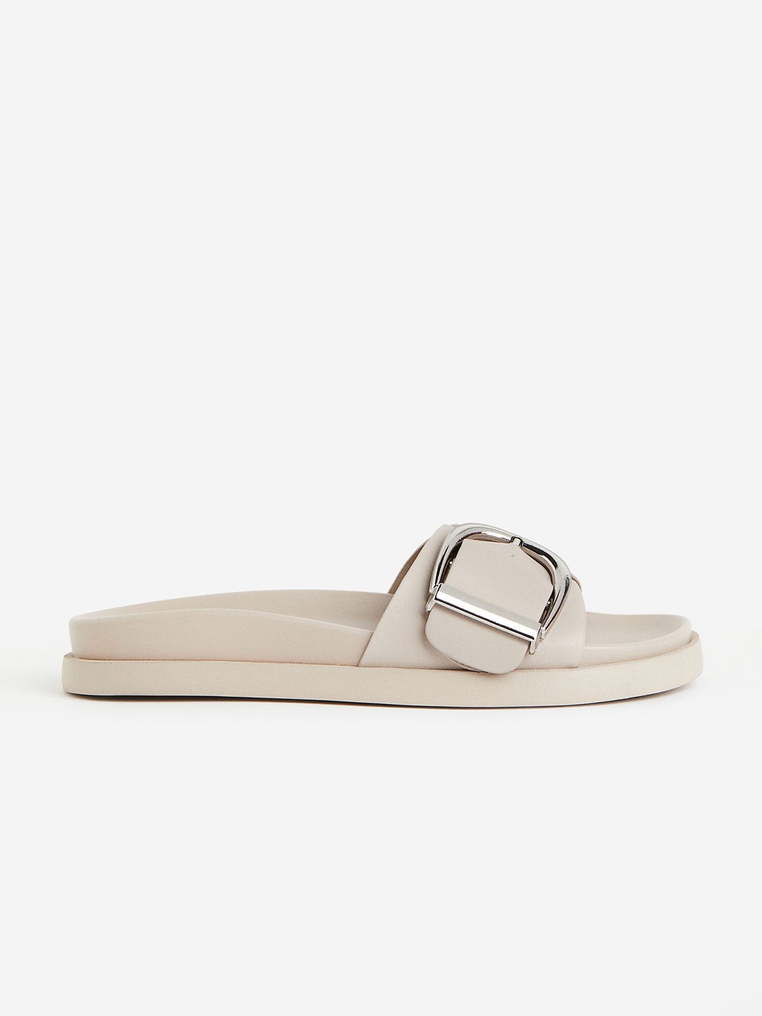 

H&M Women Slides, Beige