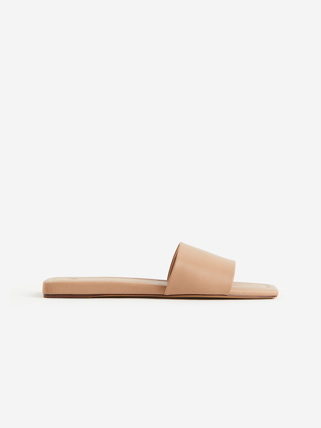 

H&M Women Slides, Beige