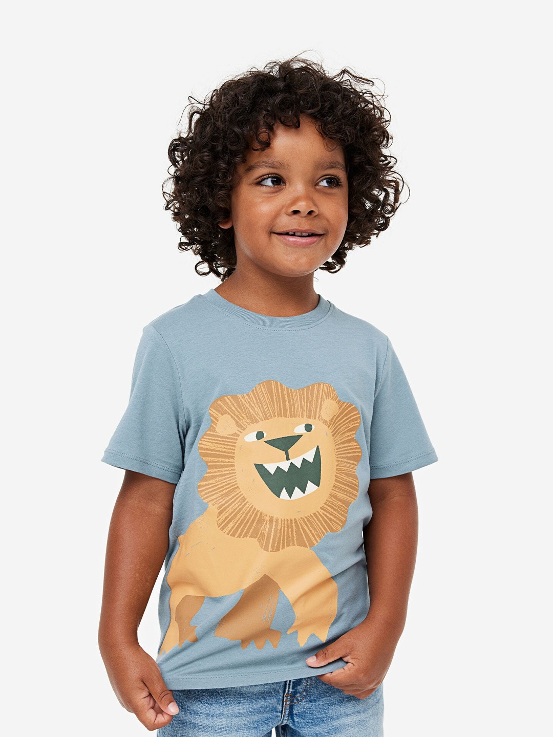 

H&M Boys Printed T-shirt, Blue