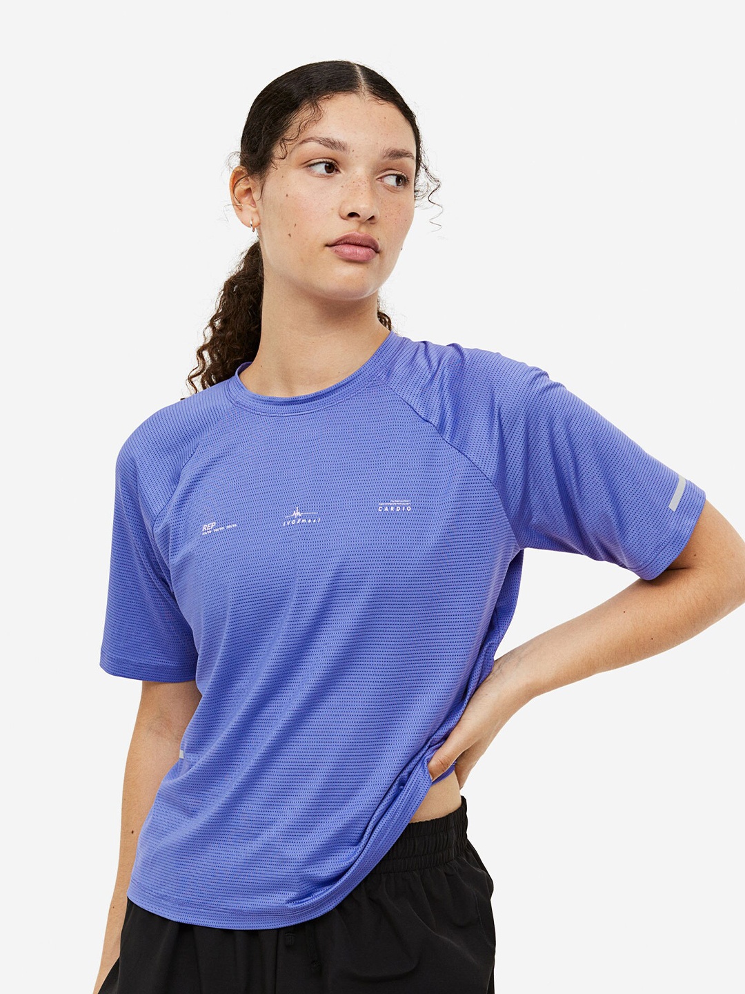 

H&M DryMove Sports Top, Blue