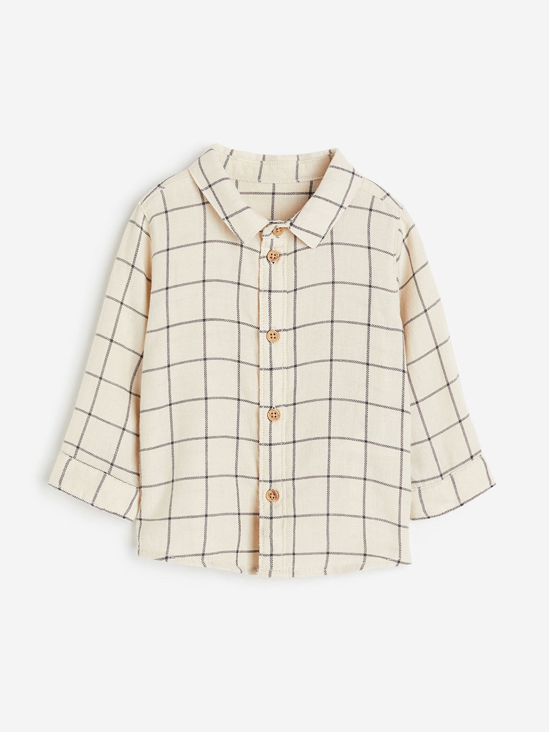 

H&M Boys Cotton Shirt, Beige