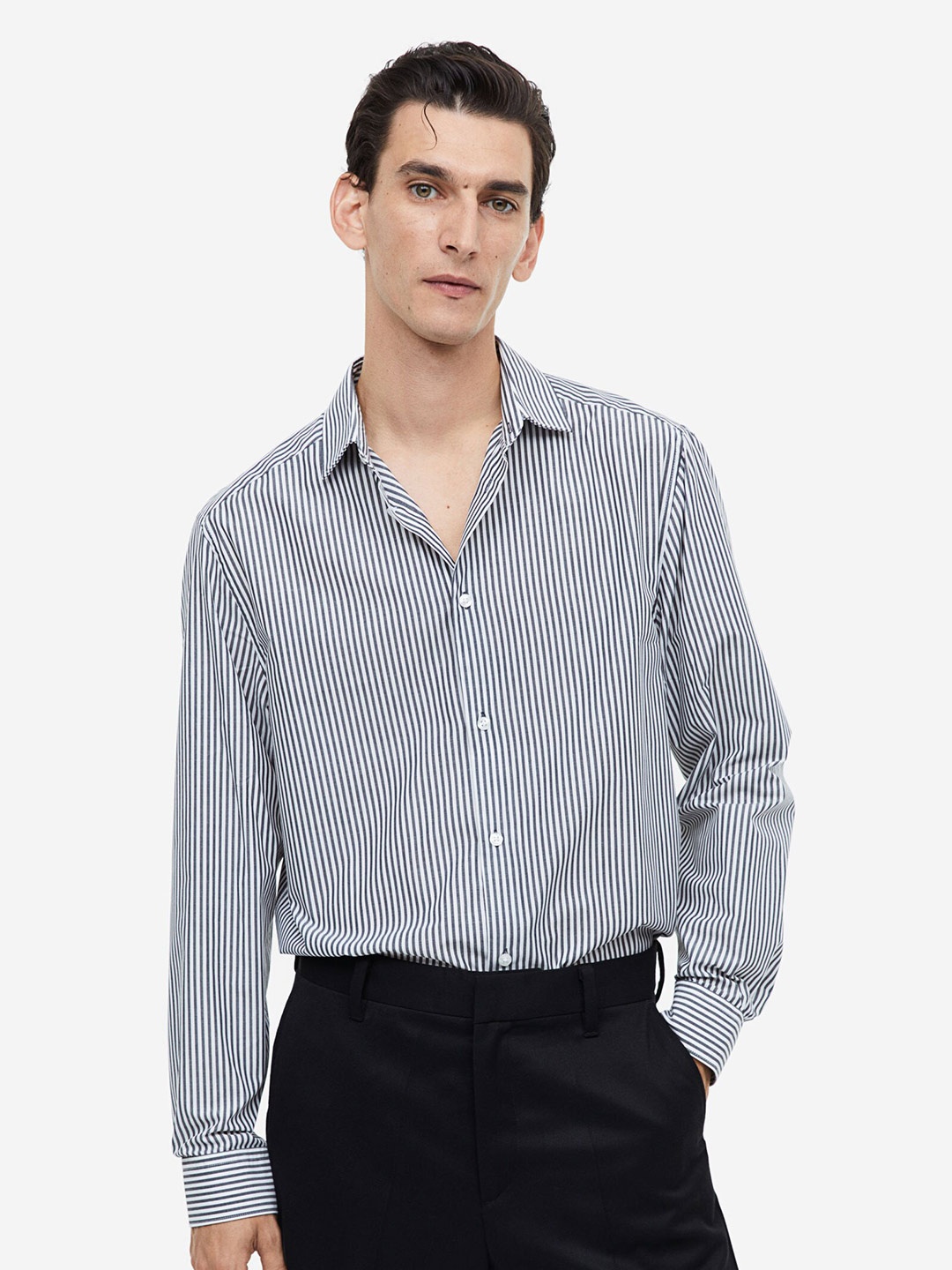 

H&M COOLMAX Regular Fit Shirt, Blue